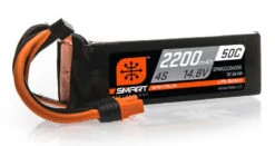 Spektrum 2200mAh 4S 14.8V 50C SMART Hardcase LiPo Battery With IC3/EC3 Connector