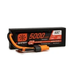 Spektrum SPMX52S50H5 5000mAh 2S 7.4V 50C SMART G2 LiPo Battery With IC5/EC5
