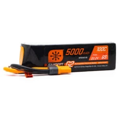 Spektrum SPMX56S100 5000mAh 6S 22.2V 100C SMART G2 LiPo Battery With IC5/EC5