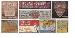 T2 Decals HOGHOS035 HO Scale Ghost Signs Decal Set #35