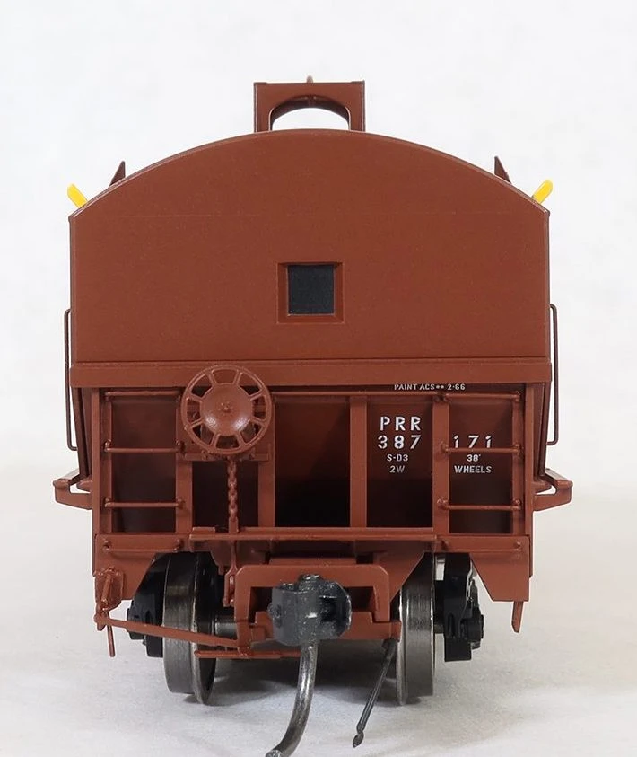 Tangent 27010 HO Scale G41a Coil Car With Hoods Pennsylvania "1966 Delivery" PRR - Image 3