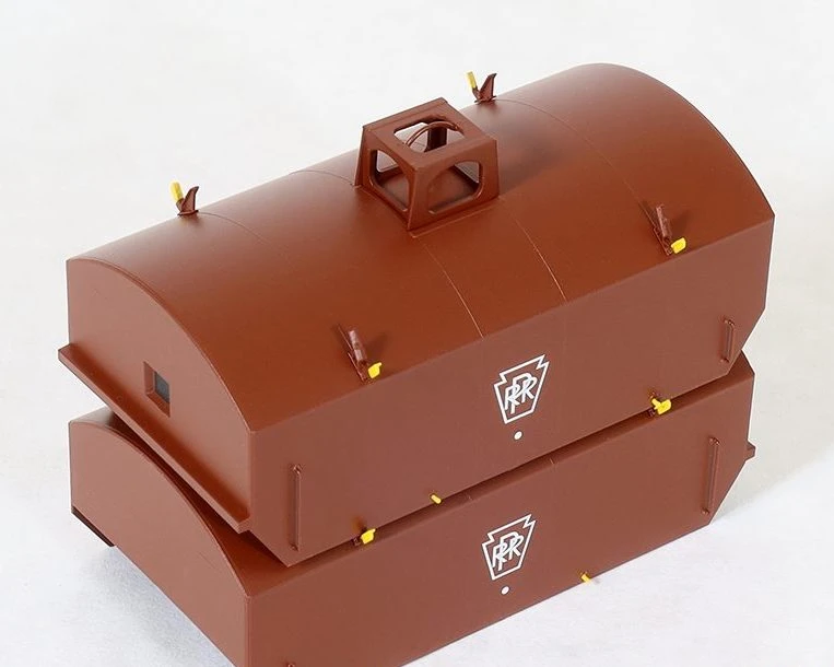 Tangent 27080-01 HO Scale G41a Coil Car Hoods 2 Pack Pennsylvania PRR Version 1 - Image 2