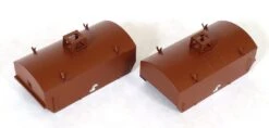 Tangent 27082-01 HO Scale G41a Coil Car Hoods 2 Pack Conrail CR Version 2