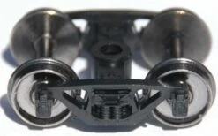 Tangent Scale Models 102 HO Scale 70-ton ASF Spring Plank Trucks With Wheels 1 Pair