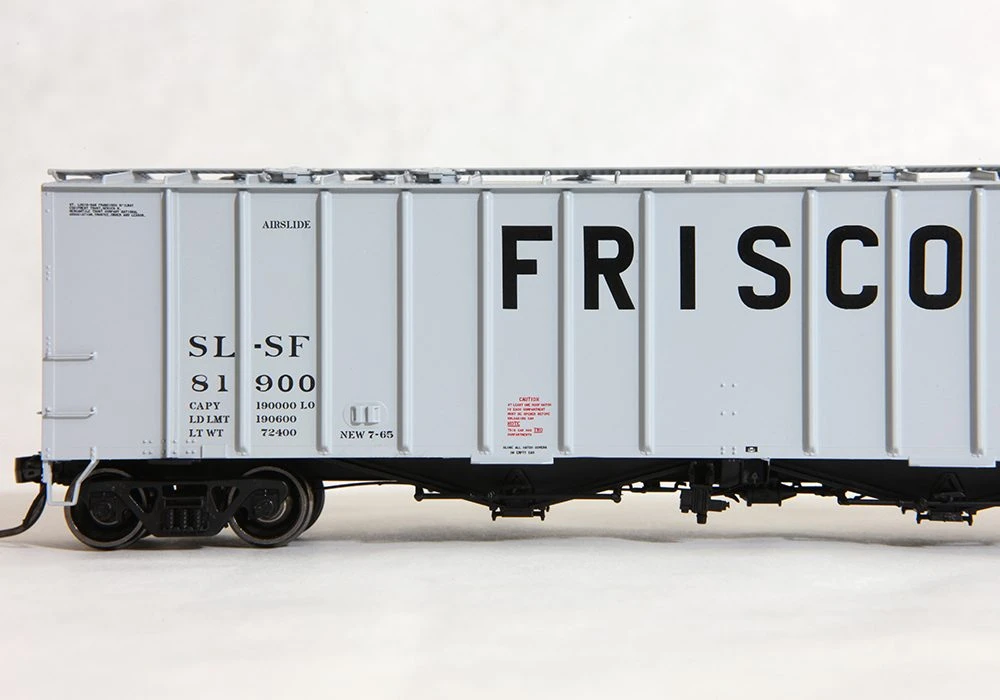 Tangent Scale Models 16029-02 HO Scale4180 Airslide Covered Hopper, Frisco SLSF #81906 - Image 3