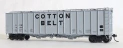 Tangent Scale Models 16042-01 HO Scale 4180 Airslide Covered Hopper Cotton Belt SSW 79782