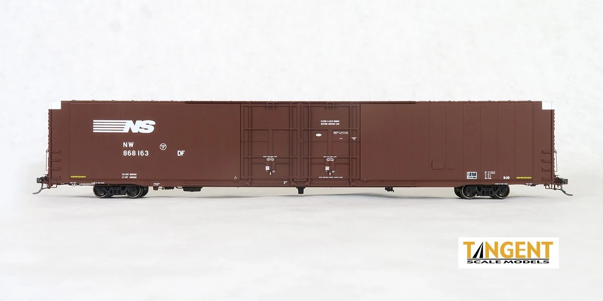 Tangent Scale Models 25026-01 HO Scale Greenville 86' Auto Parts Boxcar Norfolk Southern NW 868163 - Image 2
