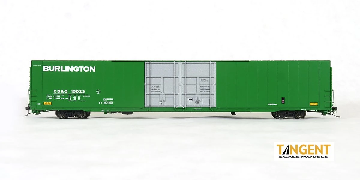 Tangent Scale Models 25028-01 HO Scale Greenville 86' Auto Parts Boxcar Burlington CB&Q 15023 - Image 3