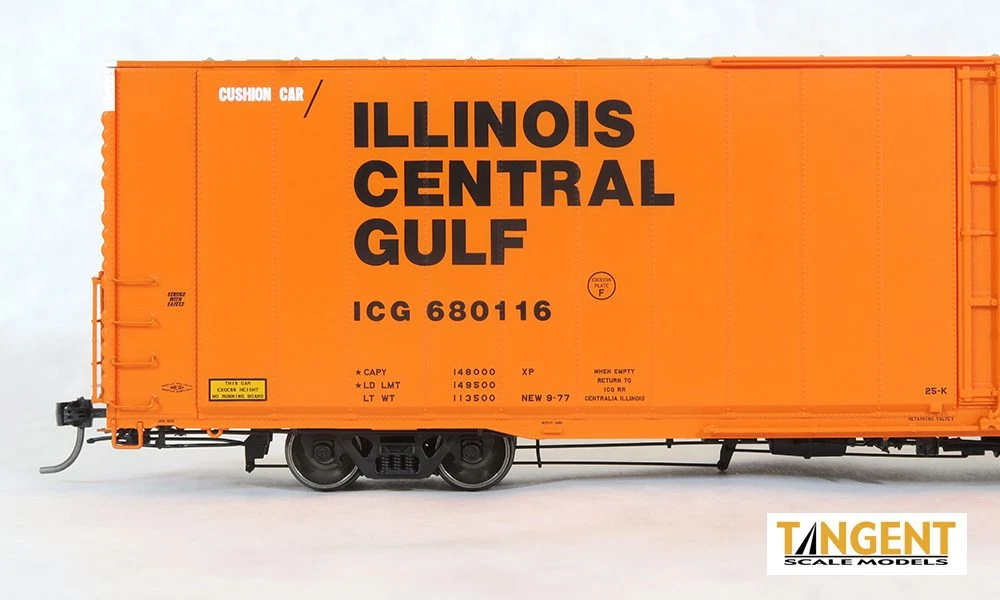 Tangent Scale Models 25030-06 HO Scale Greenville 86' Auto Parts Boxcar Illinois Central ICG 680128 - Image 4