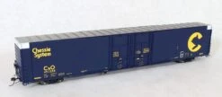 Tangent Scale Models 25040 HO Scale Double Door 86' Auto Parts Boxcar Chessie System C&O #'s Vary