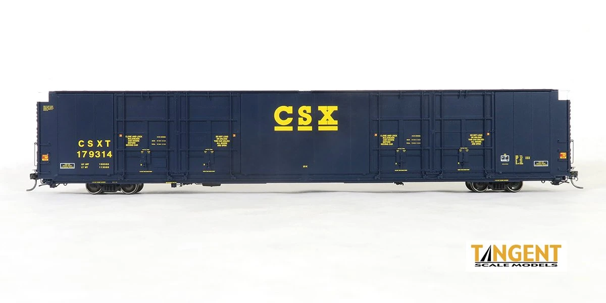 Tangent 25517-06 HO Scale 86' Quad Door Auto Parts Boxcar CSX 179328 - Image 2