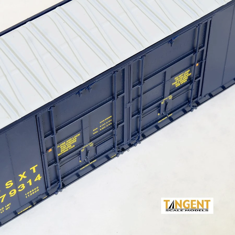 Tangent 25517-06 HO Scale 86' Quad Door Auto Parts Boxcar CSX 179328 - Image 4