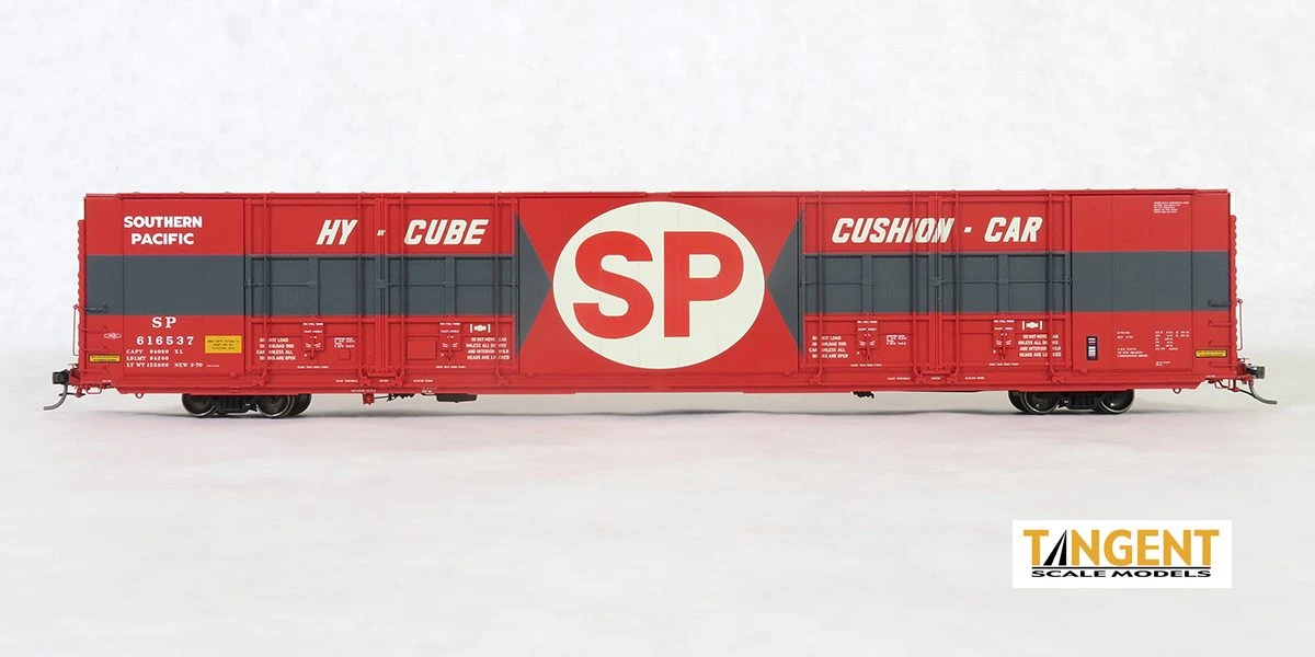 Tangent 25520-01 HO Scale 86' Quad Door B-70-54 Boxcar Southern Pacific SP 616532 - Image 2