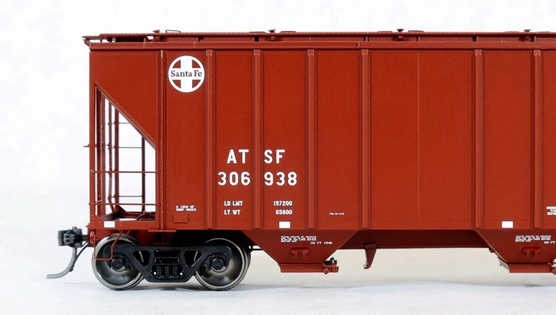 Tangent Scale Models 28010 GATC 4500 Covered Hopper Santa Fe ATSF - Image 3