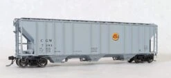 Tangent Scale Models 28012 GATC 4500 Covered Hopper Chicago Great Western CGW