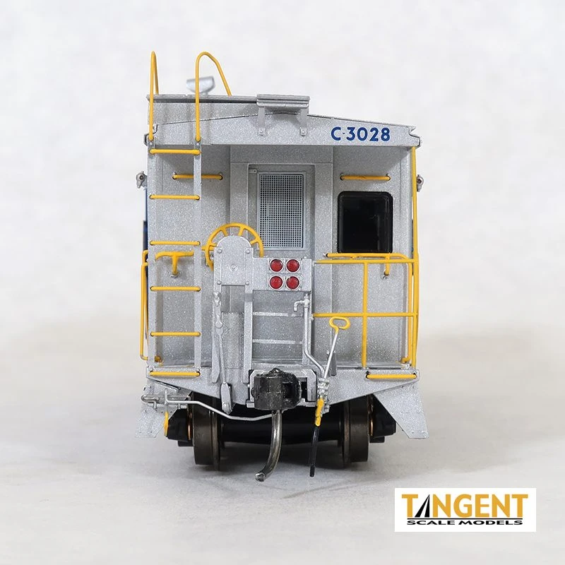 Tangent Scale Models 60023-01 HO Scale ICC B&O I-18 Caboose Dark Blue Chessie Safety C-3028 - Image 2