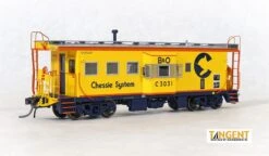 Tangent Scale Models 60026 HO Scale ICC B&O I-18 Caboose Chessie System (1979+ Era) B&O