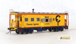 Tangent Scale Models 60029 HO Scale ICC B&O I-18 Caboose Chessie System (1973+ Era) B&O