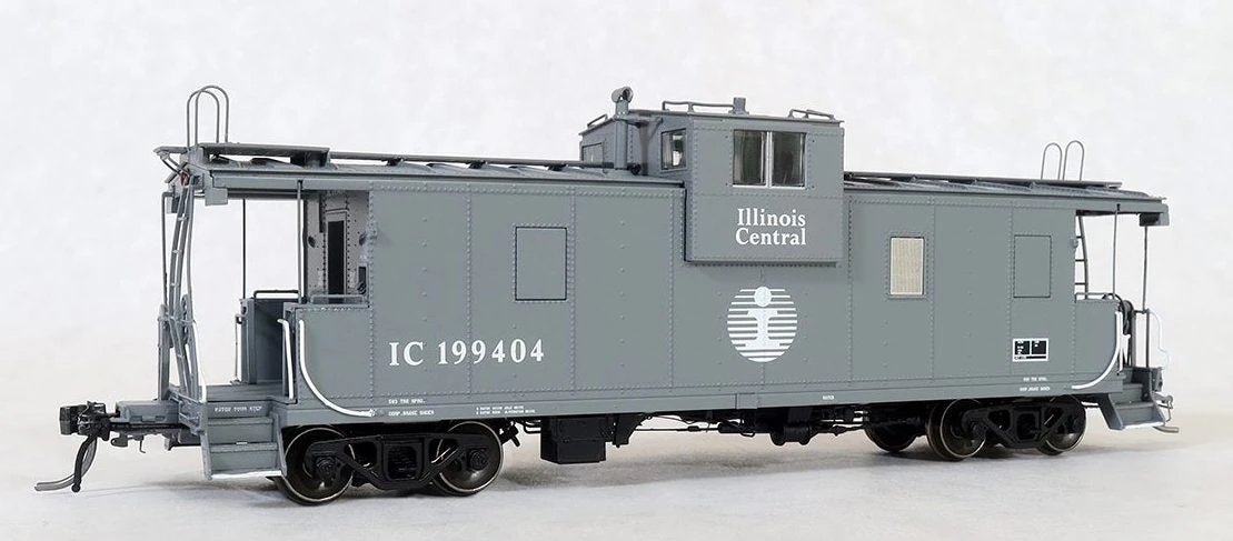 Tangent Scale Models 60214 IC Centralia Steel Wide Vision Caboose "Gray 1988+" IC