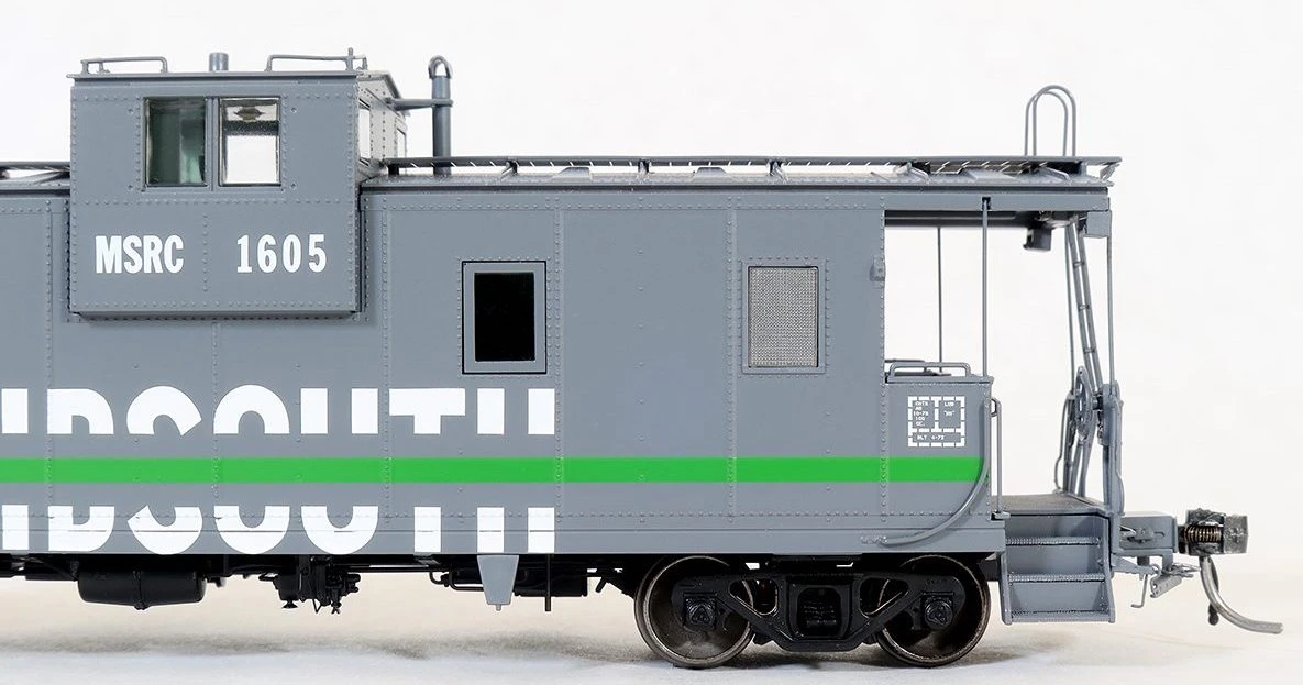Tangent Scale Models 60216-01 IC Centralia Steel Wide Vision Caboose Mid South MSRC 1605 - Image 3