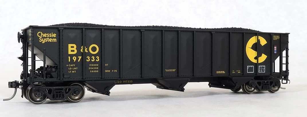 Tangent Scale Models 24160-40 PS 3562 Coal Hopper Chessie System B&O 197594