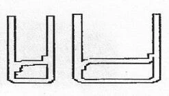 The Bethlehem Car Works 87 HO Scale Baggage Car Steps 8 Pack