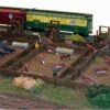 The N Scale Architect 10703 (703QME) N Scale Quality Meat Stockyard Craftsman Kit
