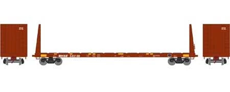 Athearn HO 90543 60' Bulkhead Flatcar BNSF 545188 - Image 2
