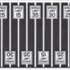 Tichy Train Group 8259 HO Scale Highway Low Speed Limit Signs 16 Pack