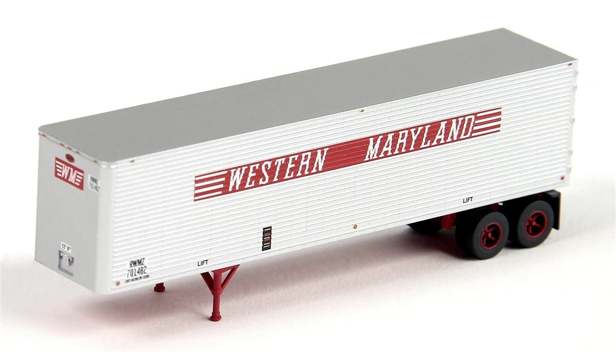 Trainworx 40215-01 N Scale 40' Corrugated Trailer WM 701482