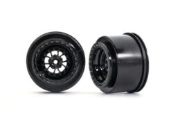 Traxxas 9473 Rear Gloss Black Weld Wheels For Drag Slash 2 Pack