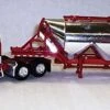 Trucks N Stuff SPEC010 Cerri Family Feed 389 Peterbuilt With Chrome Pneumatic Bulk Trailer