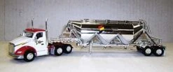 Trucks N Stuff SPEC036 Vernon Transportation Kenworth T680 With Chrome Pneumatic Bulk Trailer
