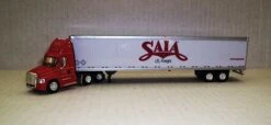 Trucks N Stuff TNS137 Cascadia Day Cab Tractor With 53' Trailer Saia LTL Freight