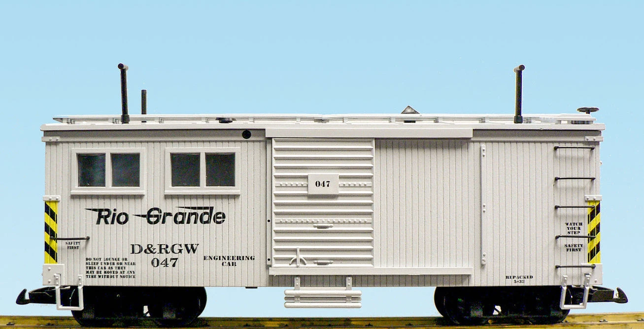 USA Trains R1852 G Gauge Engineering Car D&RGW #1852 - NOS