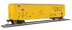 Walthers 910-1831 HO 50' ACF Boxcar Green Bay And Western GBW 7522
