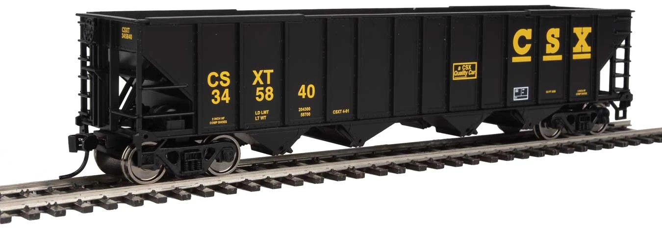 Walthers 910-1987 HO Scale 4 Bay 100 Ton Hopper CSX 345840