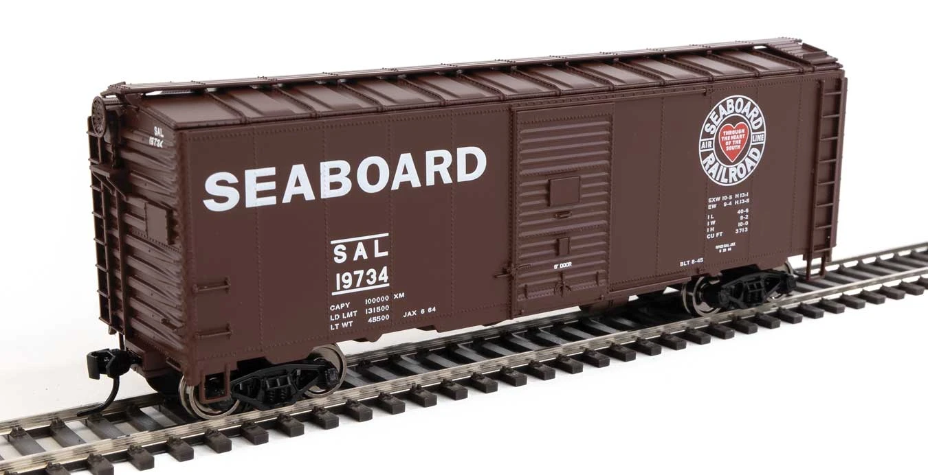 Walthers Mainline 910-2739 HO 40' AAR Modified 1937 Boxcar Seaboard Air Line SAL 19734