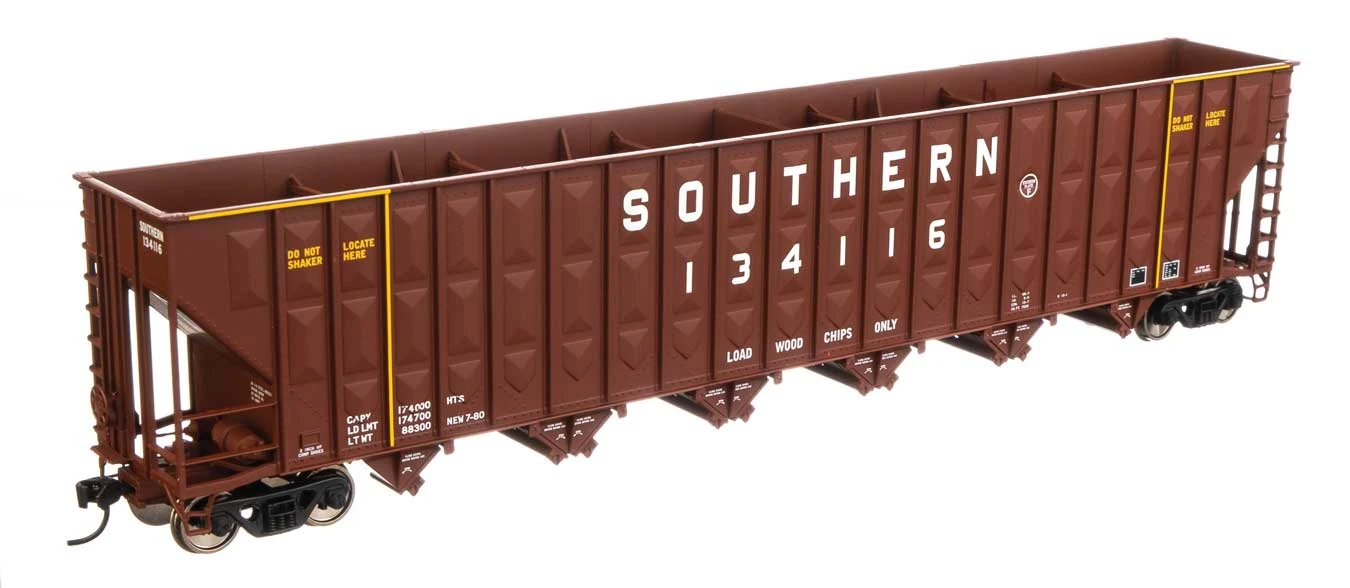 Walthers Mainline 910-6784 HO Scale Greenville 7,000 Cu Ft Woodchip Hopper "Brown" Southern 1344236
