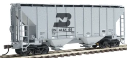 Walthers 932-5372 HO Scale Trinity 2 Bay Covered Hopper Burlington Northern BN 441266 Like New USED