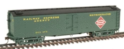 Walthers 932-5492 HO Scale GACX Wood Reefer (Pedestal Trucks) Railway Express Agency REX 379 - NOS