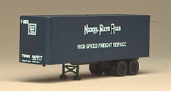 Walthers 933-1611 HO Scale 32' Van Trailer Kit Nickel Plate Road NKP - NOS