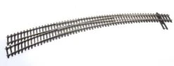 Walthers 948-83063 HO Scale Code 83 24"/28" Radius Curved Left Hand Turnout
