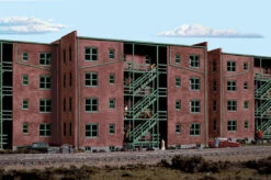 Walthers Cornerstone 933-3177 HO Scale Parkview Terrace Background Building Kit