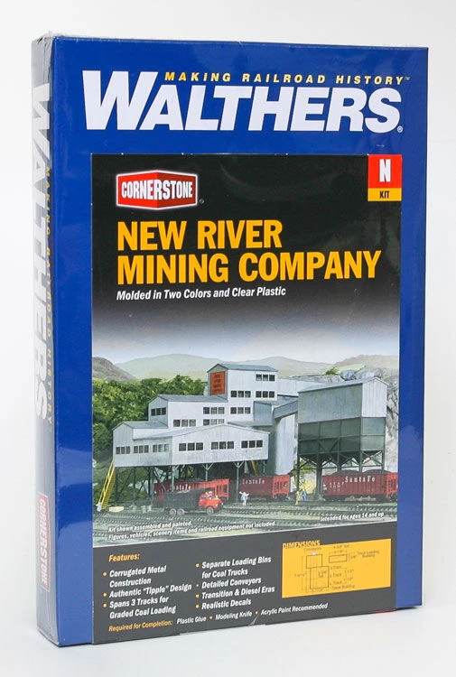 Walthers Cornerstone 933-3221 N Scale New River Mining Co. Kit - Image 2