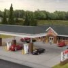 Walthers Cornerstone 933-3537 HO Scale Modern Gas Station Building Kit