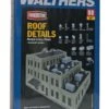 Walthers Cornerstone 933-3733 HO Scale Roof Top Details Kit