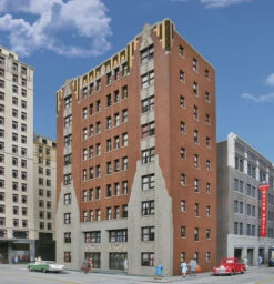 Walthers Cornerstone 933-3770 City Appartment Building Back Kit