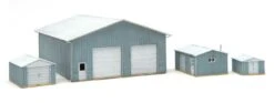 Walthers Cornerstone 933-3853 N Scale Pole Barn & Sheds Kit