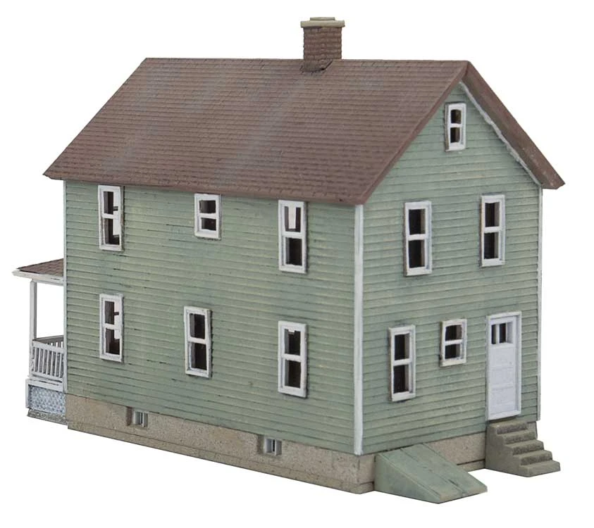Walthers Cornerstone 933-3888 N Scale 2 Story Framed House Structure Kit - Image 2
